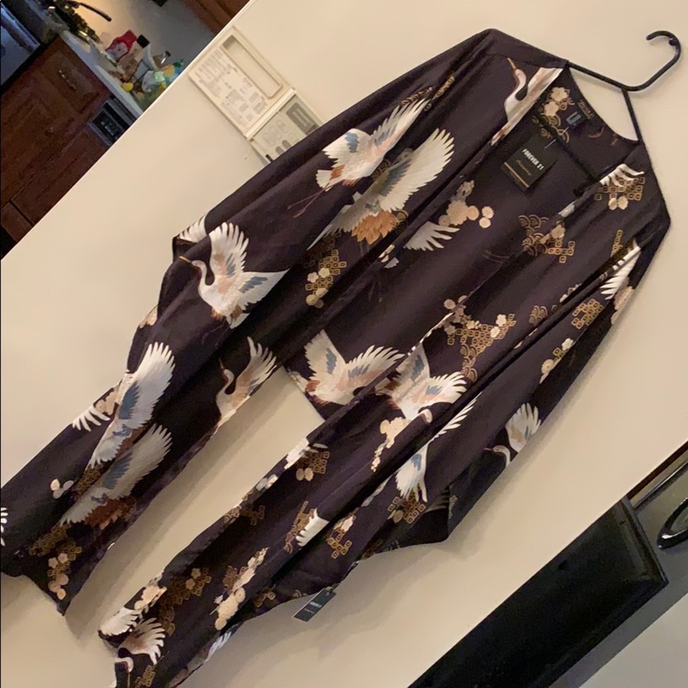 Forever21 kimono coverup